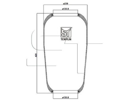 Подушка амортизуюча st-templin 04.060.6006.520