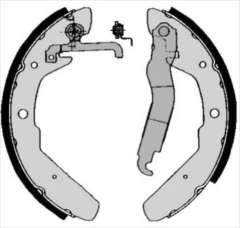 Гальмівні колодки барабанні starline bc 03970