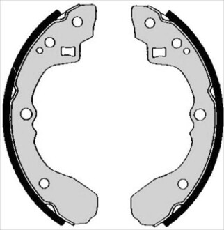 Гальмівні колодки барабанні starline bc 04840