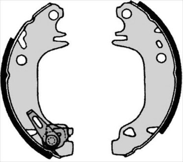 Гальмівні колодки барабанні starline bc 04930