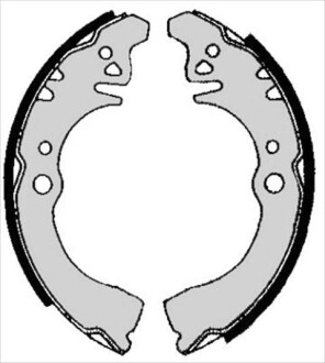 Гальмівні колодки барабанні starline bc 05640