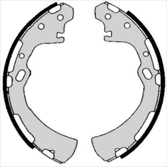 Тормозные колодки барабанные starline bc 05700