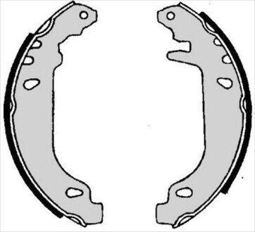 Гальмівні колодки барабанні starline bc 06020