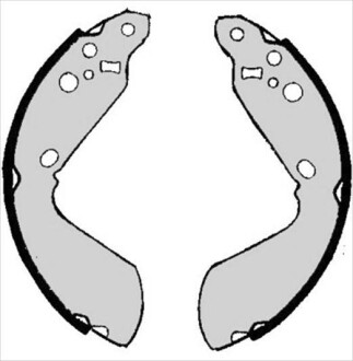Гальмівні колодки барабанні starline bc 06890