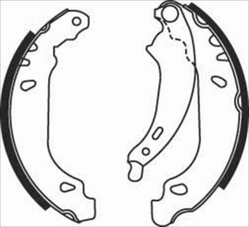 Гальмівні колодки барабанні starline bc 07490