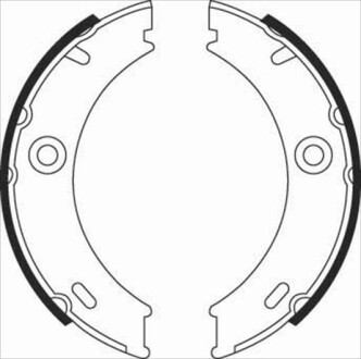 Гальмівні колодки барабанні starline bc 07970