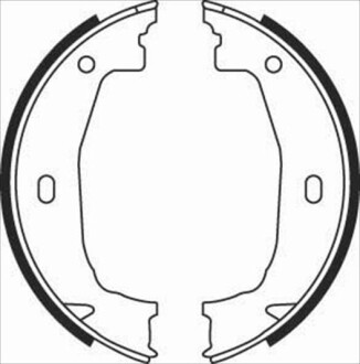 Гальмівні колодки барабанні starline bc 08100