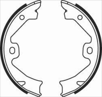 Тормозные колодки барабанные starline bc 08140