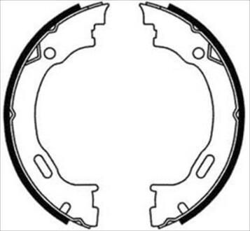Гальмівні колодки барабанні starline bc 08720