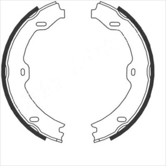 Гальмівні колодки барабанні starline bc 09020