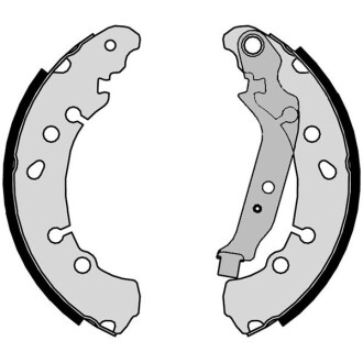 Гальмівні колодки барабанні starline bc 09320