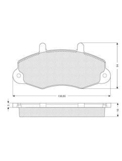 Гальмівні колодки дискові starline bd s039