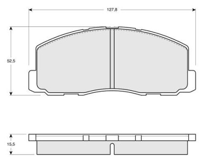 Гальмівні колодки дискові starline bd s119