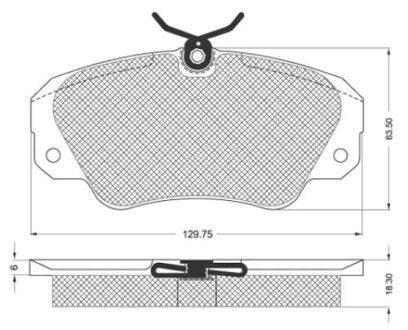 Гальмівні колодки дискові starline bd s121