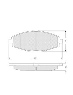 Гальмівні колодки дискові starline bd s134