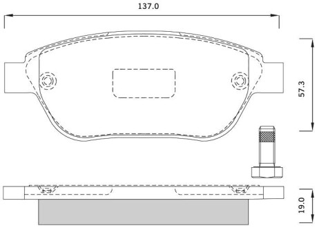 Гальмівні колодки дискові starline bd s248