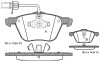 Гальмівні колодки дискові starline bds312 (фото 1)