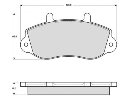 Гальмівні колодки дискові starline bd s315