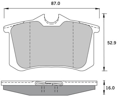 Гальмівні колодки дискові starline bd s376