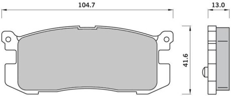 Гальмівні колодки дискові starline bd s386