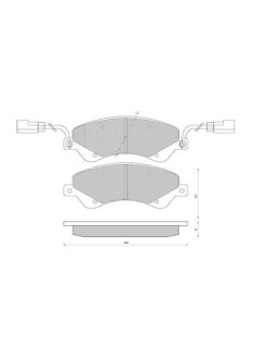 Гальмівні колодки дискові starline bd s849p