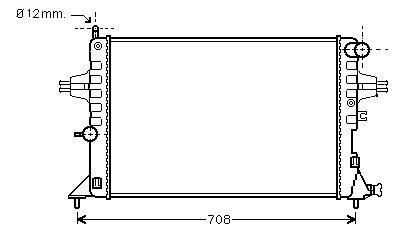 Радіатор охолодження starline ola2254