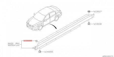 Кліпса subaru 909130088