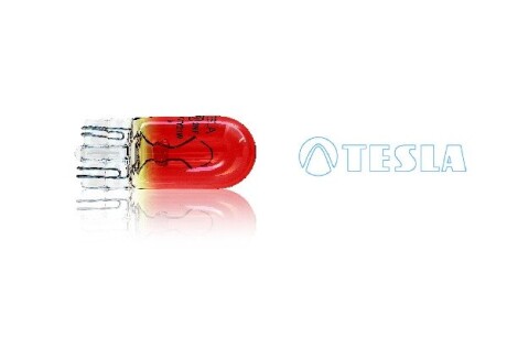 Лампа розжарювання 12V WY21W 21W W3x16d Amber жовта без цокольна (кратно 10) tesla b62301 (фото 1)