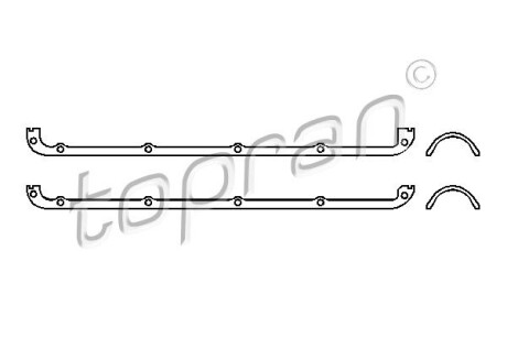 Комплект прокладок topran / hans pries 101526