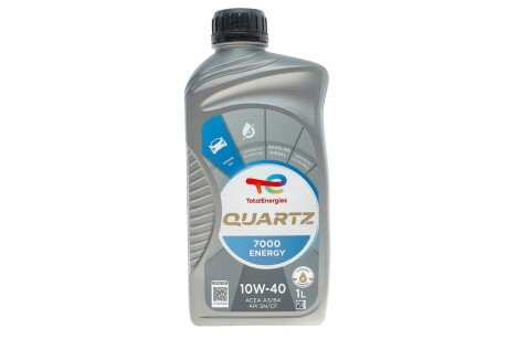 Олива 10W40 Quartz 7000 Energy (1л) (MB229.1/VW505.00) (201535/167637) total 214112