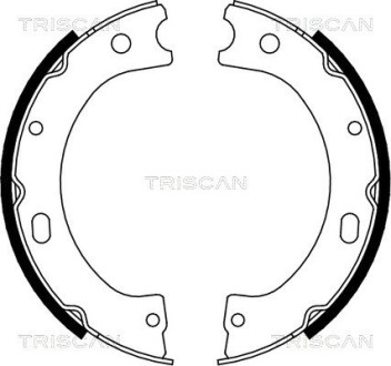 Комплект тормозных колодок, стояночный тормоз triscan 810014011