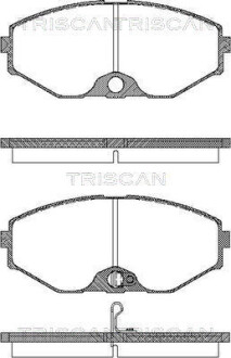 Колодки тормозные передние triscan 811014037