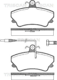 Колодки тормозные передние triscan 811025009