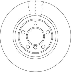 Тормозной диск trw df6616s
