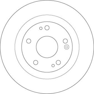 Гальмівний диск trw df6705 (фото 1)