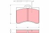 Комплект гальмівних колодок, дискове гальмо trw gdb165 (фото 1)