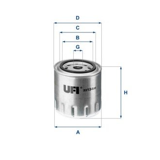 Фильтр масляный ufi 2313400