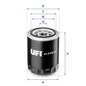 Фільтр масляний ufi 23.240.00