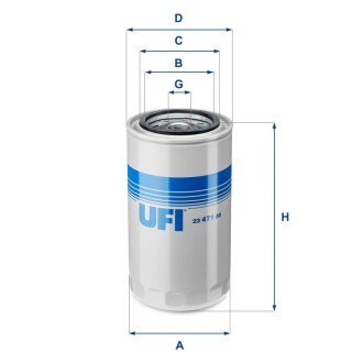 Масляний фільтр ufi 23.471.00