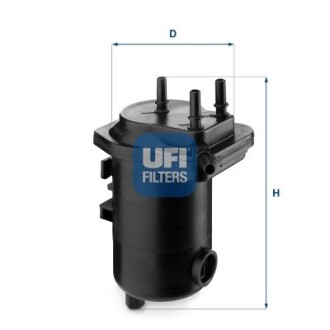 Паливний фільтр ufi 24.014.00