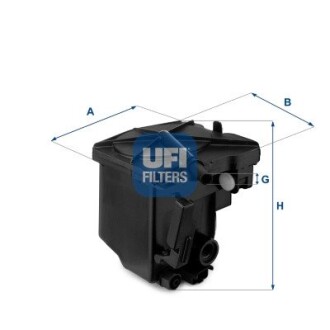 Паливний фільтр ufi 24.027.00