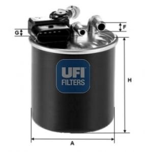 Паливний фільтр ufi 24.151.00