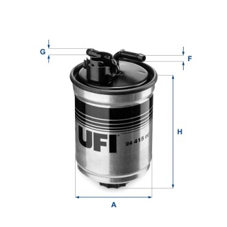 Паливний фільтр ufi 24.415.00