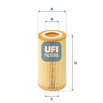 Масляний фільтр ufi 25.001.00