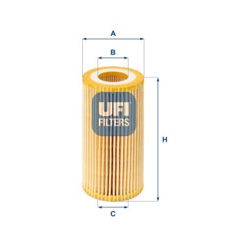Фільтр масляний ufi 25.039.00