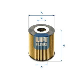 Фільтр масляний ufi 25.052.00