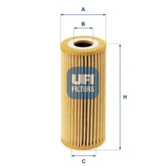 Фільтр масляний ufi 25.067.00