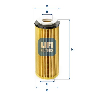 Фільтр масляний ufi 25.096.00