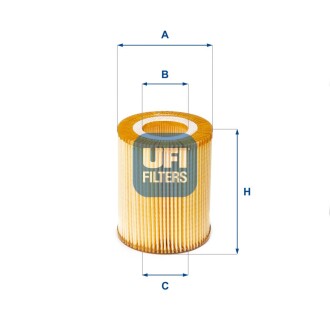 Фільтр масляний ufi 25.152.00