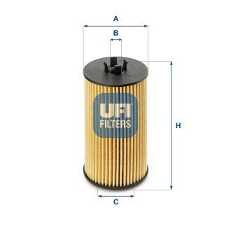 Фільтр масляний ufi 25.199.00